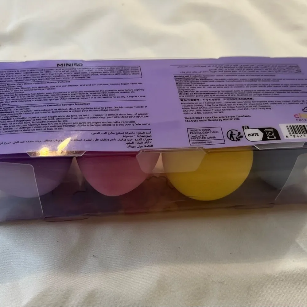 Colorful Makeup Puff Set for Kids